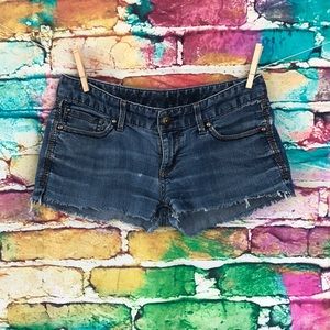 Express Jeans Altered to Short & Distressed
